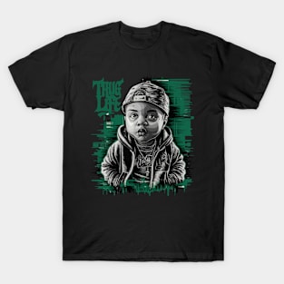 Urban Style Thug Life Baby Design T-Shirt